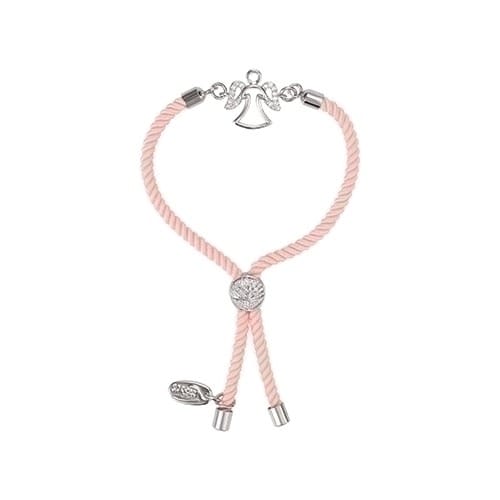 Pink Angel Corded Youth Bracelet