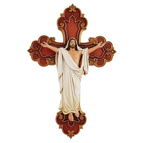 Risen Christ Wall Cross, 10&quot;