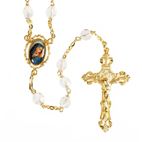 Our Lady of Sorrows Gold Plated Rosary