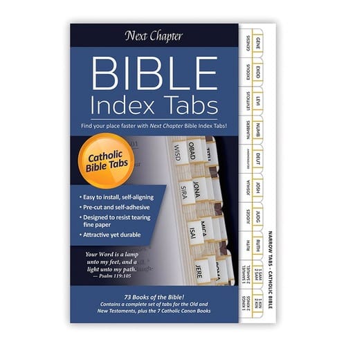 Slim Catholic Bible Tabs