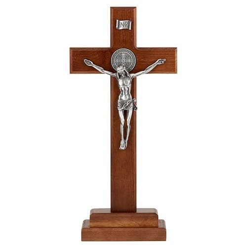 St. Benedict Standing Crucifix-13&quot;