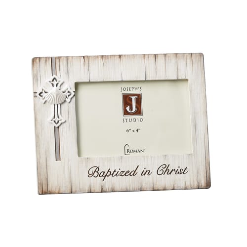 Cross and Scallop Baptismal Frame
