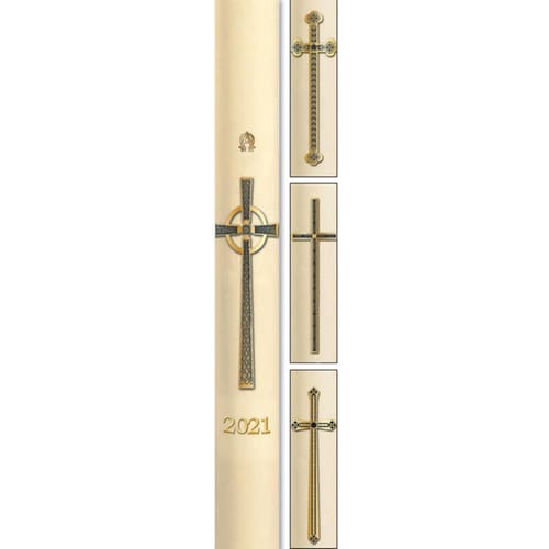 Assorted Cross Paschal Candle