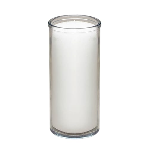 Devotional Clear Glass Candle - 5 Day - Box of 12