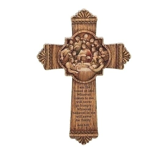 Last Supper Wall Cross - 10.25&quot;