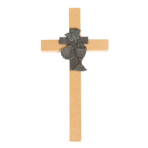 Maple RCIA Wall Cross - 6&quot;