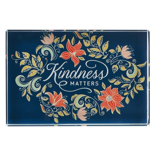 Kindness Matters Glass Plaque