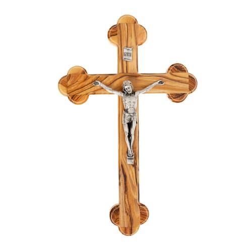 Bethlehem Olive Wood Orthodox Crucifix - 8&quot;