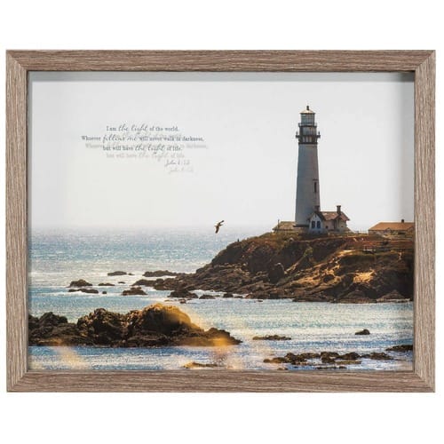 Light of the World Lighthouse Framed Print