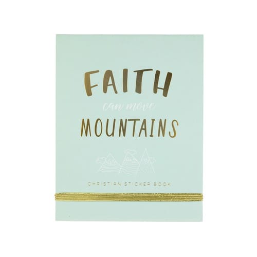 Faith Can Move Mountains Sticker Book