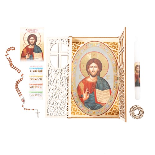 Table Shrine Home Kit- Christ Pantocrator