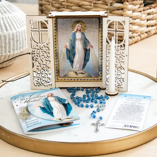 Mini Table Shrine - Lady of Grace