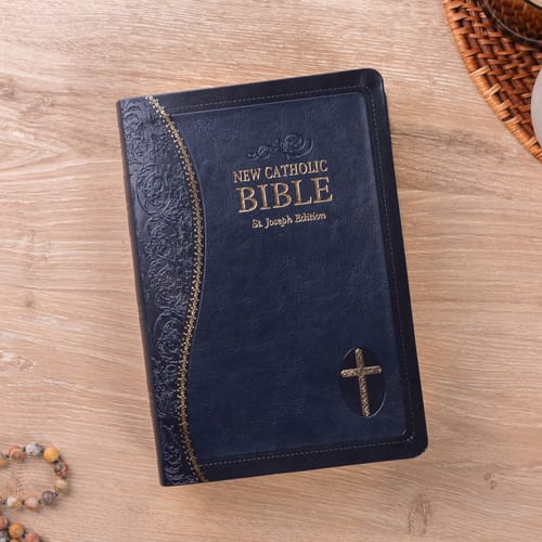 Blue St. Joseph New Catholic Bible (Personal Size)