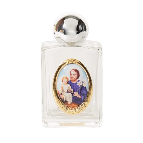 St. Joseph &amp; Christ Child Colored Holy Water Bottle