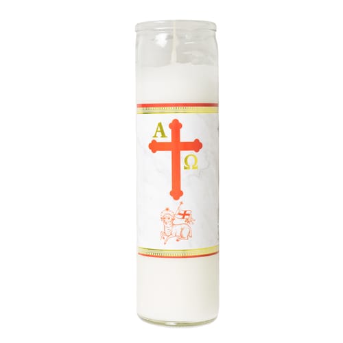 Alpha &amp; Omega Devotional 3 Day Candle