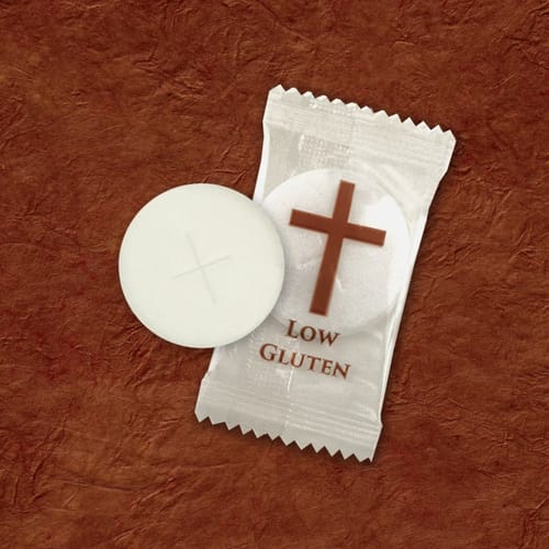 1-3/8&quot; Low Gluten Communion Hosts, Box of 25 Individually Wrapped