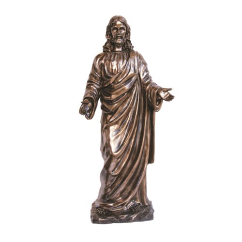 Bronzed Welcoming Christ Statue - 42&quot;