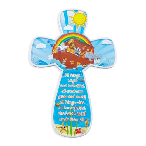 Noah's Ark Childrens' Wall Cross - 6&quot;