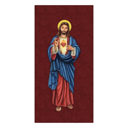 Sacred Heart of Jesus Banner - 2' x 6'