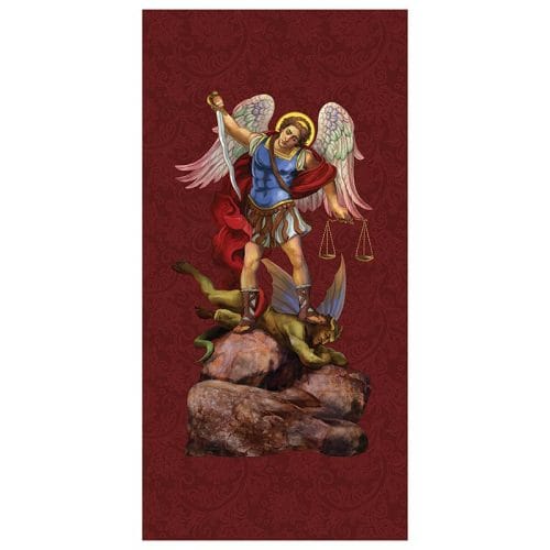 Saint Michael Banner - 2' x 6'