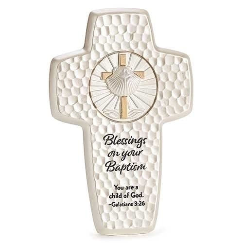 Child of God Baptism Wall Cross - 7.25&quot;