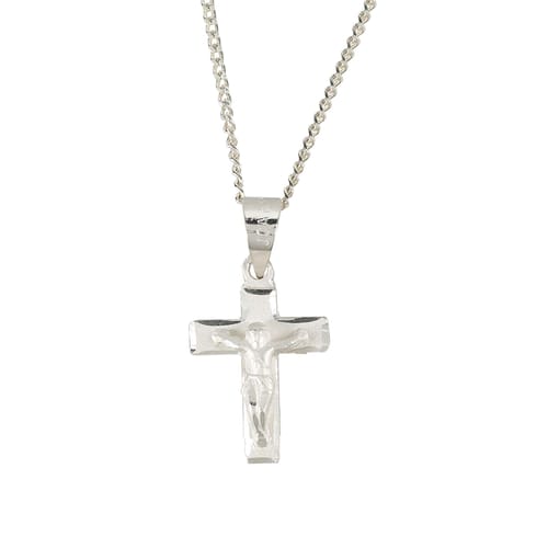 Children's Sterling Silver Crucifix Necklace