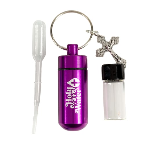 Holy Water Key Ring Vial