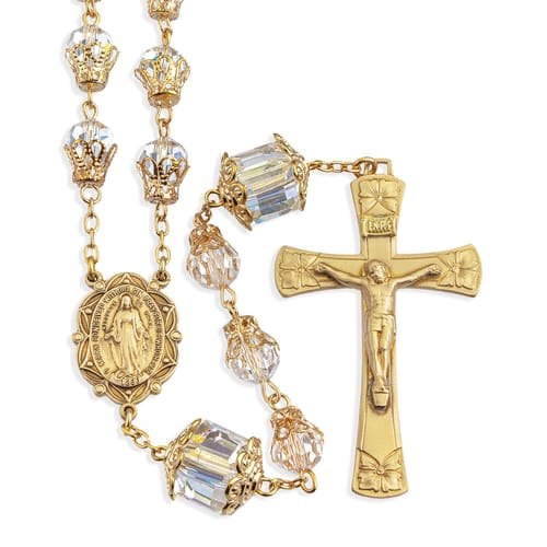 Purity of Mary Crystal Rosary