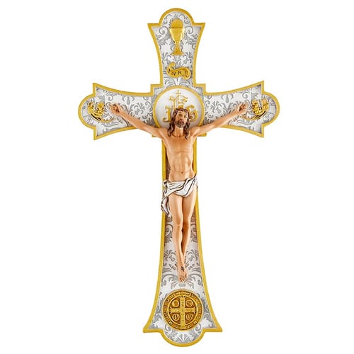 Holy Mass Wall Crucifix - 8&quot;