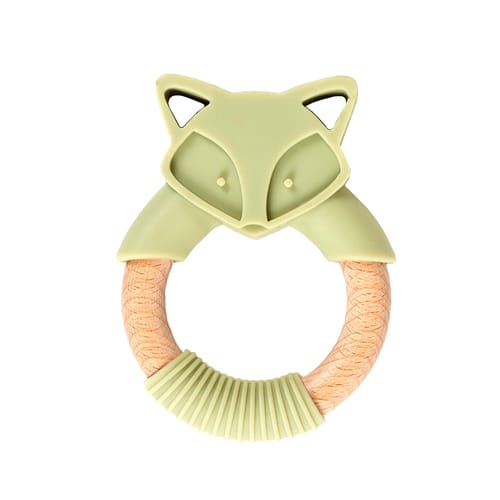 St. Francis Friendly Fox Green Teether