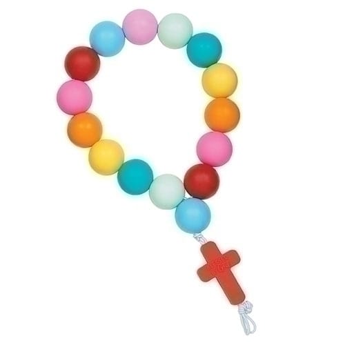 Mommy &amp; Me Blessing Bead Bracelet Teether