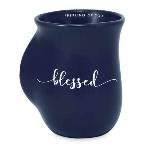 Blessed Blue Hand Warmer Mug