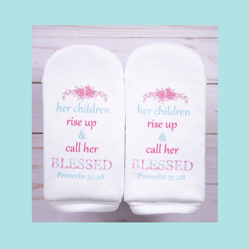 Her Children Rise Up Women's Socks