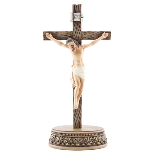 Renaissance Collection 2pc. Crucifix w/Stand - 8.5 inches