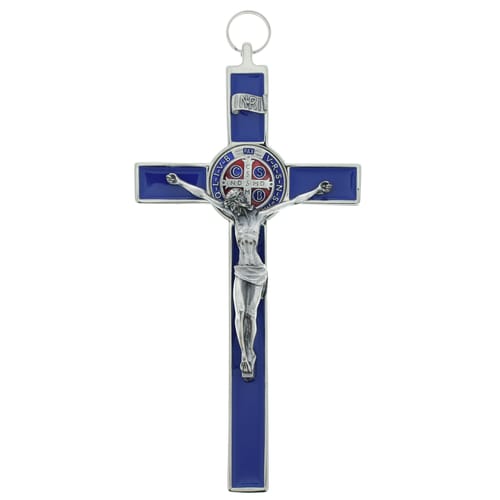 St. Benedict Enamel Crucifix
