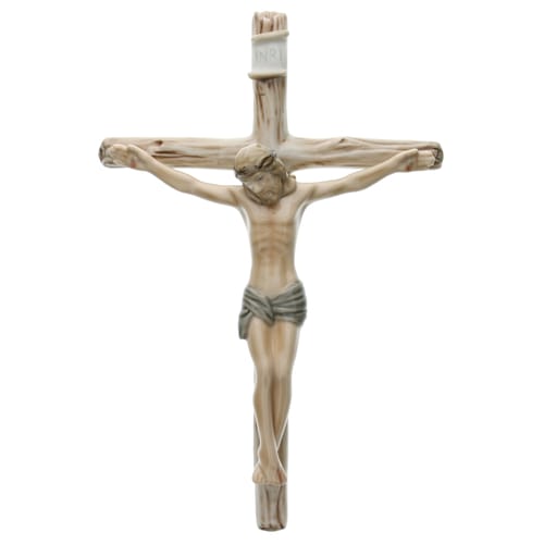 Jesus on the Cross Porcelain Crucifix