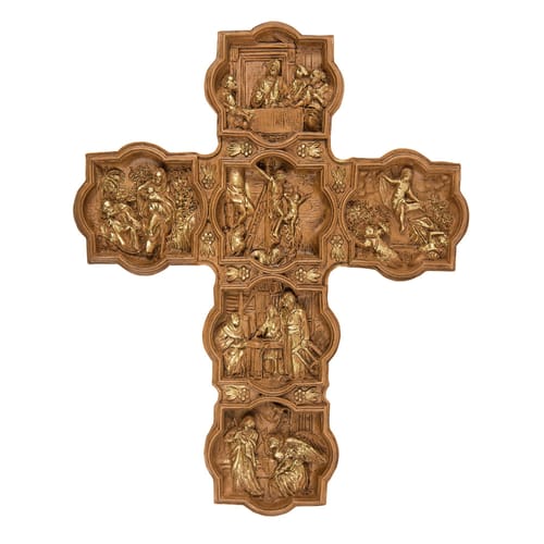 Life of Christ Italian Crucifix