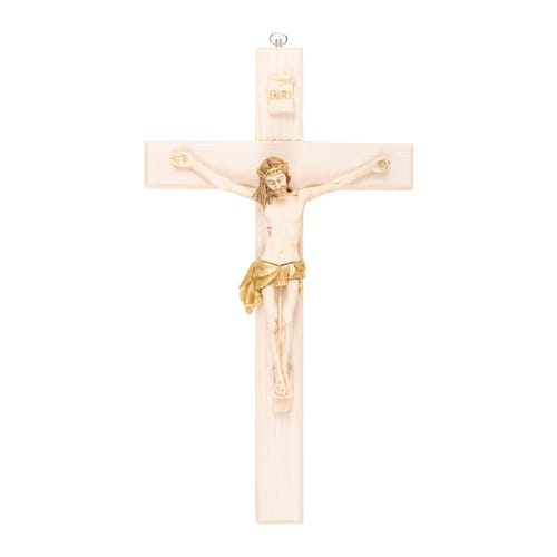 Italian Ash Wood Crucifix