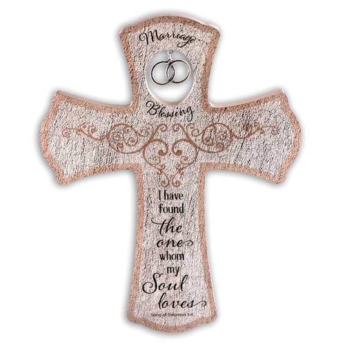 Marriage Blessing Wall Cross