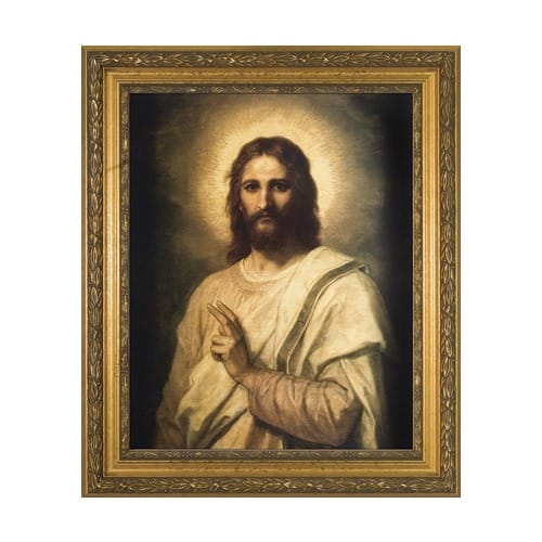 Figure of Christ w/ Gold Frame