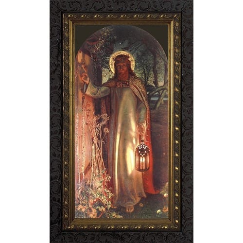 Light of the World w/ Ornate Dark Frame