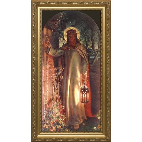 Light of the World w/ Gold Frame