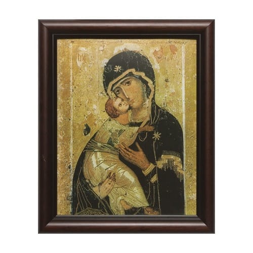 Our Lady of Vladimir w/ Cherry Frame