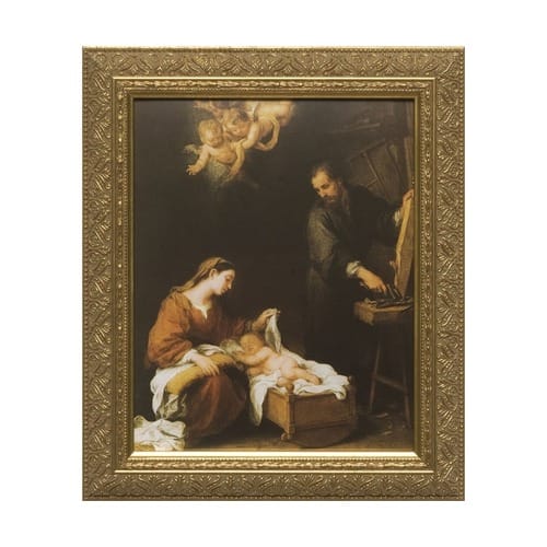 Holy Family by Murillo w/ Gold Frame