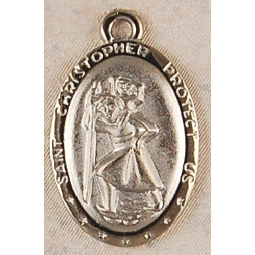 St. Christopher with 24 inch Chain