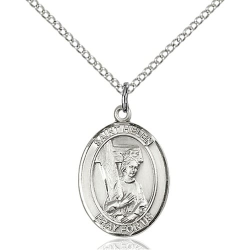 Sterling Silver St. Helen Pendant w/ Chain