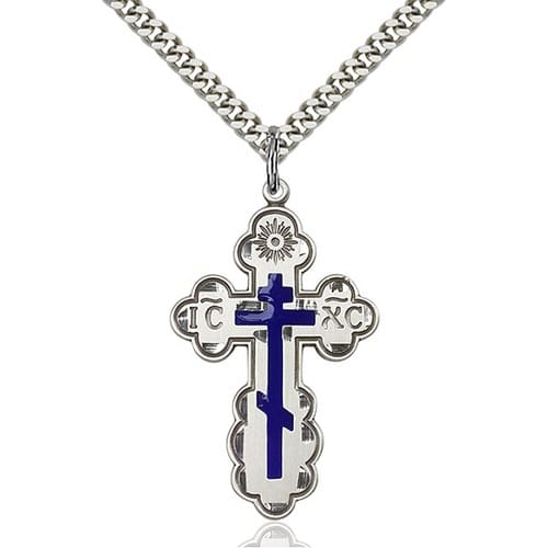 Sterling Silver St. Olga Pendant