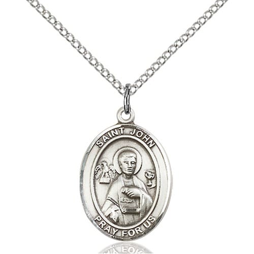 Sterling Silver St. John the Apostle Pendant