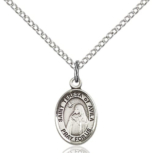 Sterling Silver St. Teresa of Avila Pendant