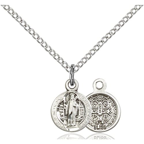 Sterling Silver St. Benedict Pendant